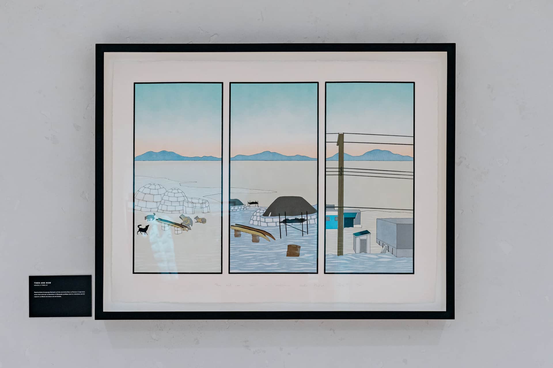 Aoudla Pudlat, Than and Now, 2001, as seen at Canada Goose, Saint Honoré, Paris, France